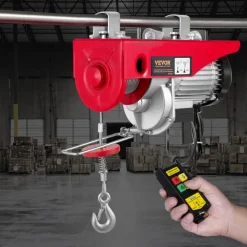 VEVOR 2200 lbs Wireless Attic Lift, 1600W 110V Electric Hoist with Wireless Remote Control, 40ft Single Cable Lifting Height & High-quality Motor, for Garage Warehouse Factory