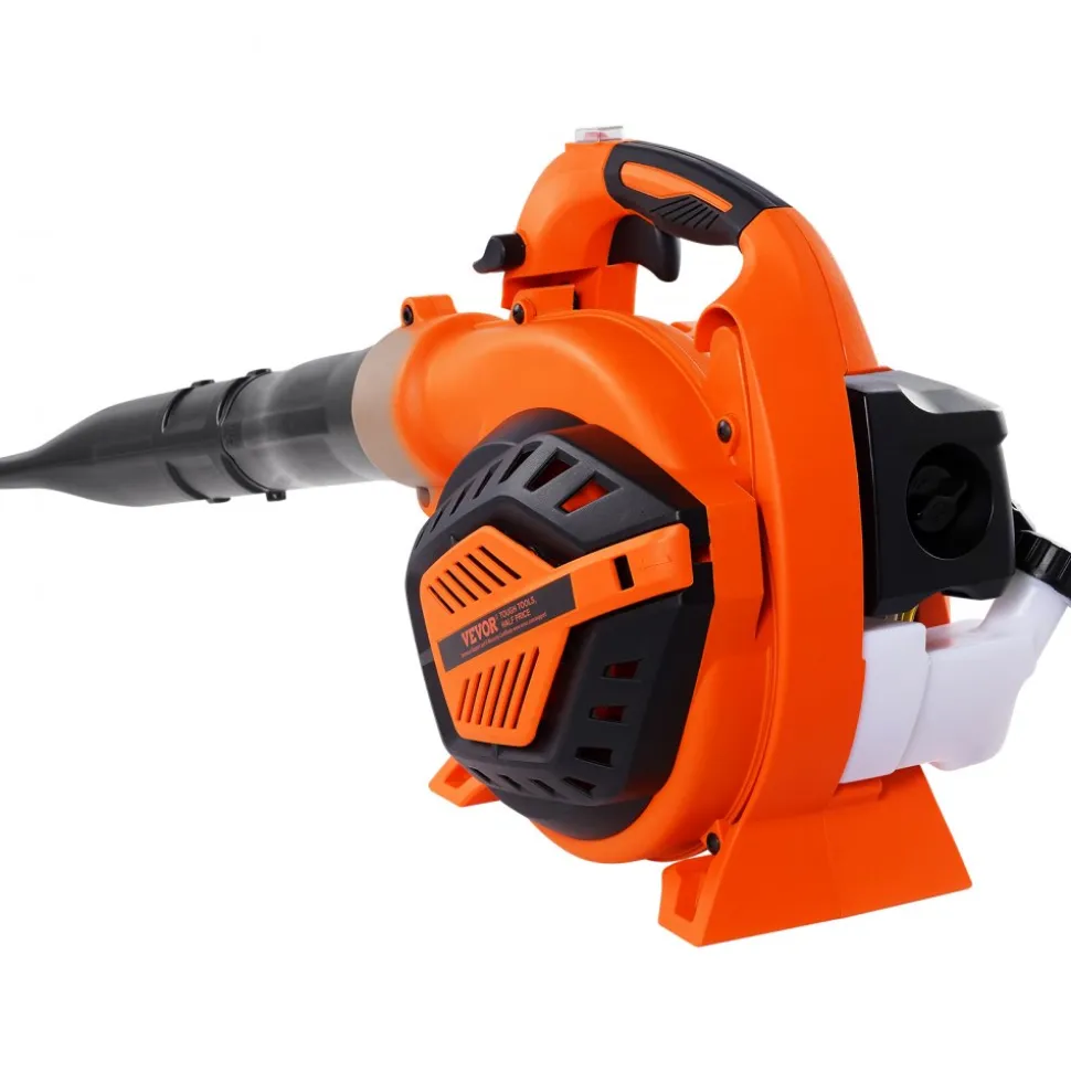 VEVOR Leaf Blower, 26CC 2-Cycle Handheld Leaf Blower with A Fuel Tank, 2-in-1 Blower 425CFM Air Volume 156MPH Speed, Ideal for Lawn Care, Leaf Cleaning, and Snow Removal