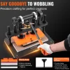 VEVOR Leather Cutting Machine, 10.2 x 5.9 in Embossing Plate Manual Die Cutter, 0.47 in Pressure Stroke Dual Guide Shafts Die Cut Machine, Leather Embossing Machine for Various of Materials