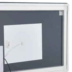 VEVOR LED Bathroom Mirror, 24" x 32" LED Bathroom Vanity Mirror with Frontlit and Backlit, Anti-Fog Memory Mirror with Lights, Stepless 3 Colors Temperature Dimmable Bathroom Mirror, Wall Mounted