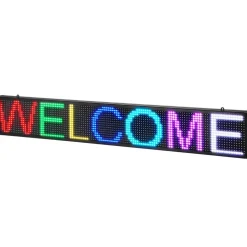 VEVOR LED Message Board, P10 Full Color Scrolling Display, Customizable Text and Animation via WIFI or USB, Ideal for Retail, Parties, and Bars, 52