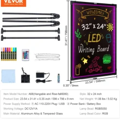 VEVOR LED Message Writing Board, 32