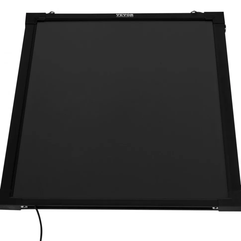 VEVOR LED Message Writing Board, 24"x16" Illuminated Erasable Lighted Chalkboard, Neon Effect Menu Sign Board, Drawing Board with 8 Fluorescent Chalk Markers and Remote Tested to UL Standards