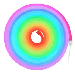 VEVOR LED Neon Rope Light, 16.4 ft, Flexible RGB-IC LED Strip Light, Control with App/Remote, Works with Alexa & Google Assistant, Music Syncing, Custom DIY Neon Flex Lights, for Bedroom Gaming Indoor
