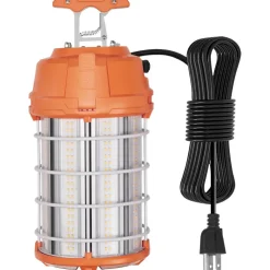 VEVOR LED Portable Work Lamp, 150W, 20000lm, 5000K Durable & Water-Resistant, Linkable up to 6 Units, Ceiling or Stand Job Site Illumination for Both Indoor & Outdoor Use