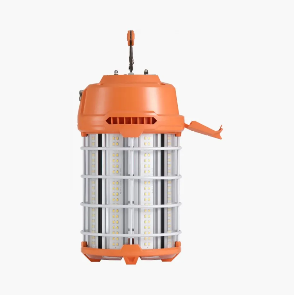 VEVOR LED Temporary Work Light, 150W, 19000 lm, 5000K Durable & Water-Resistant, Linkable up to 6 Units, Ceiling or Stand Job Site Illumination for Construction Sites, Workshops, Indoor & Outdoor Use