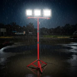 VEVOR LED Work Light with Stand, 2PCS 10000 Lumen Dual-head LED Work Light with 27.6