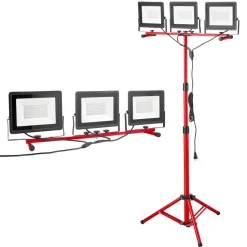 VEVOR LED Work Light with Stand, 2PCS 10000 Lumen Dual-head LED Work Light with 27.6