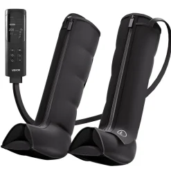 VEVOR Leg Compression Massager 6 Modes Air Compression Full Leg Massager, For Daily Relaxation, 9 Massage Intensities, 360° Coverage, Auto Shut-Off Timer, with Portable Storage Bag and Power Adapter