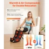 VEVOR Leg Compression Massager 9 Intensities Air Compression Leg Massager, For Daily Relaxation, 6 Massage Modes, 3 Heat Settings, Auto Shut-Off Timer, Adjustable Fit, with Storage Bag and Adapter