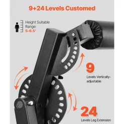 VEVOR Leg Extension and Curl Machine, 700 lbs Capacity Lower Body Special Leg Machines, Adjustable Leg Exercise Bench, Leg Rotary Extension for Thigh, Home Gym Workout Training Weight Equipment