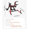 VEVOR Leg Extension and Curl Machine, Seated Leg Rotary Extension for Thigh, Adjustable Lower Body Specialty Exercises Equipment, 550 LBS Heavy Duty Workout Bench for Home Gym, for Heights 5.4-6.2 ft