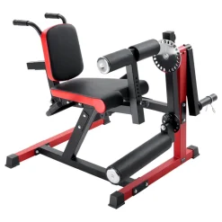 VEVOR Leg Extension and Curl Machine, Seated Leg Rotary Extension for Thigh, Adjustable Lower Body Specialty Exercises Equipment, 550 LBS Heavy Duty Workout Bench for Home Gym, for Heights 5.4-6.2 ft