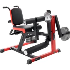 VEVOR Leg Extension and Curl Machine, Seated Leg Rotary Extension for Thigh, Adjustable Lower Body Specialty Exercises Equipment, 550 LBS Heavy Duty Workout Bench for Home Gym, for Heights 5.4-6.2 ft