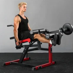 VEVOR Leg Extension and Curl Machine, Seated Leg Rotary Extension for Thigh, Adjustable Lower Body Specialty Exercises Equipment, 550 LBS Heavy Duty Workout Bench for Home Gym, for Heights 5.4-6.2 ft