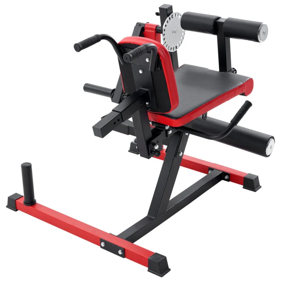 VEVOR Leg Extension and Curl Machine, Seated Leg Rotary Extension for Thigh, Adjustable Lower Body Specialty Exercises Equipment, 550 LBS Heavy Duty Workout Bench for Home Gym, for Heights 5.4-6.2 ft