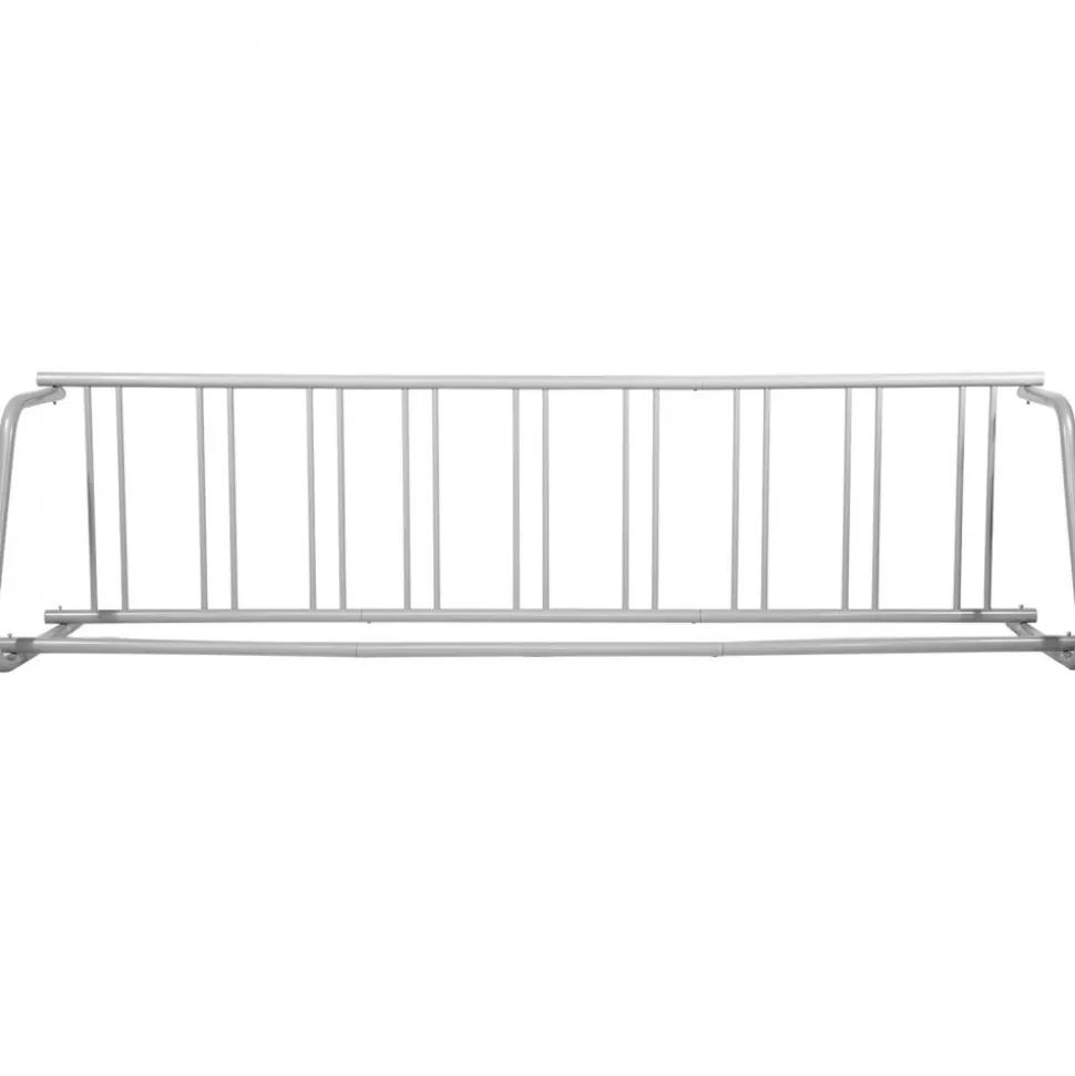 VEVOR 111" Length Floor Bike Rack, 9 Holders All-Steel Grid Bike Rack, Single-Side Storage Stand for Garages Streets Yards