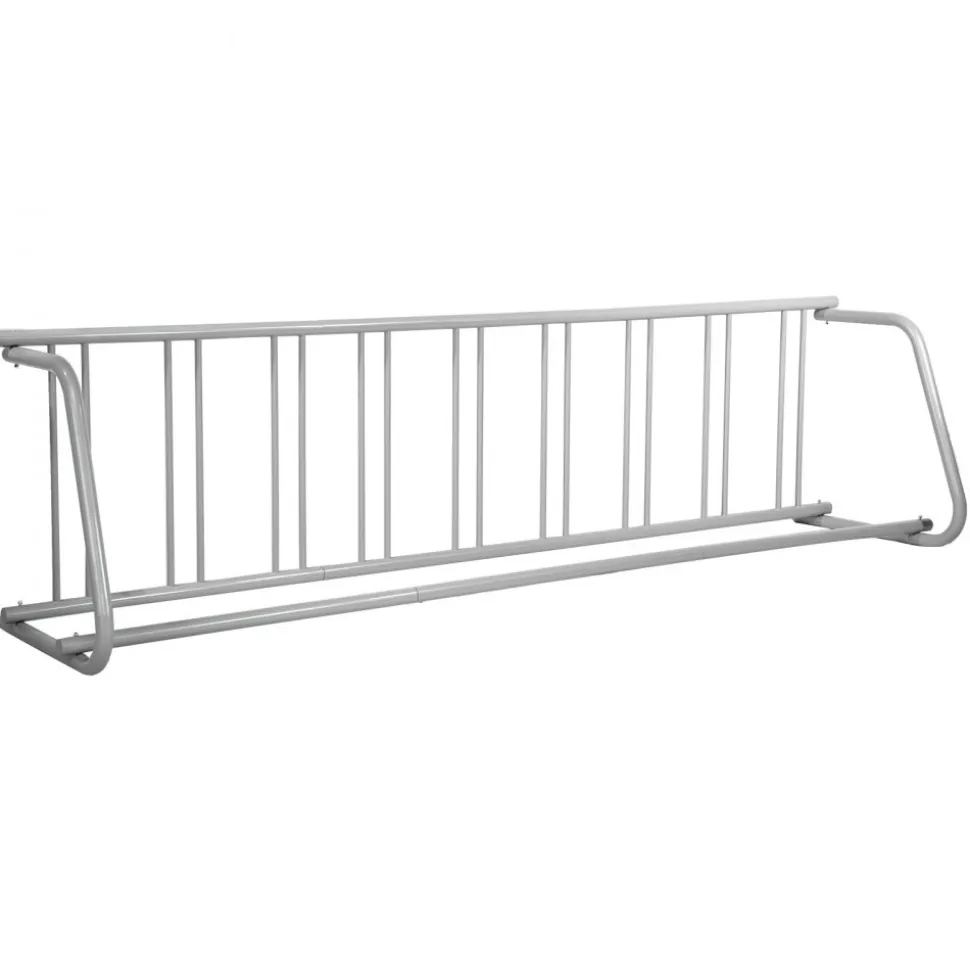 VEVOR 111" Length Floor Bike Rack, 9 Holders All-Steel Grid Bike Rack, Single-Side Storage Stand for Garages Streets Yards