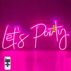 VEVOR Let's Party Neon Sign, 23