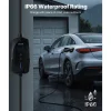 VEVOR Level 2 EV Charger, 40 Amp Adjustable Current, 240V Electric Vehicle Portable Charger with 25 ft Charging Cable, LCD Display, NEMA 14-50P Plug, Plug-in Home Car Charging Station for SAE J1772 EV