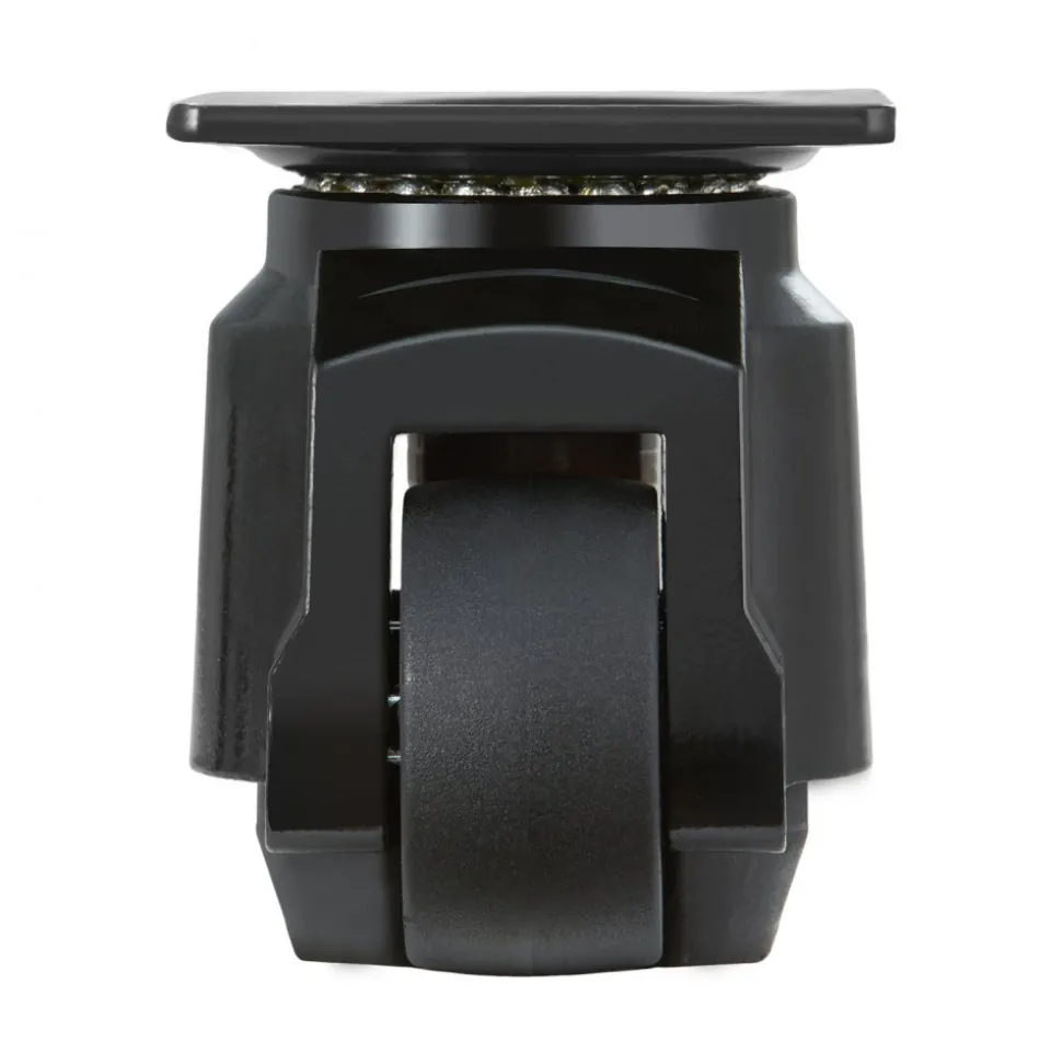 VEVOR Leveling Casters, Set of 4, 2200 lbs Total Load Capacity, 2.5 inches, Heavy Duty with Upgraded Handle Design, 360 Degree Swivel Caster Wheels, Adjustable Casters with Feet for Workbench, Machine