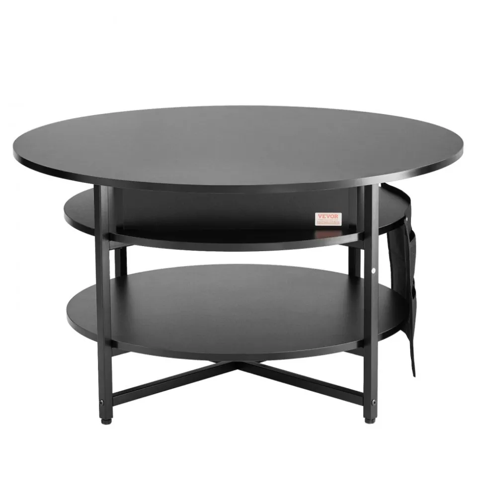VEVOR Lift Top Coffee Table, 39.4 in Rectangle Coffee Table with Extra Storage Pockets, Flipable Coffee Table with Power Strip & USB & Ambient Lighting for Living Room, Black