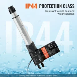 VEVOR Linear Actuator 12V, 6 Inch Heavy Duty 1320lbs/6000N Linear Actuator, 0.19