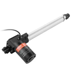 VEVOR Linear Actuator 12V, 12 Inch Heavy Duty 1320lbs/6000N Linear Actuator, 0.19"/s Linear Motion Actuator with Mounting Bracket & IP44 Protection for Electric Door Industrial Machinery Vessels Cargo