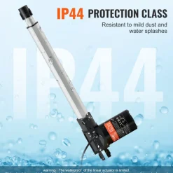 VEVOR Linear Actuator 12V, 12 Inch Heavy Duty 1320lbs/6000N Linear Actuator, 0.19