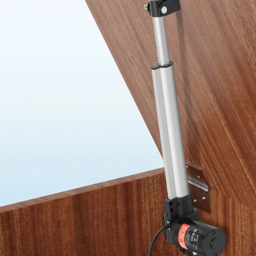 VEVOR Linear Actuator 12V, 12 Inch Heavy Duty 1320lbs/6000N Linear Actuator, 0.19"/s Linear Motion Actuator with Mounting Bracket & IP44 Protection for Electric Door Industrial Machinery Vessels Cargo