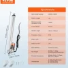 VEVOR Linear Actuator 12V, 16 Inch High Load 330lbs/1500N Linear Actuator, 0.19"/s Linear Motion Actuator with Mounting Bracket and IP54 Protection