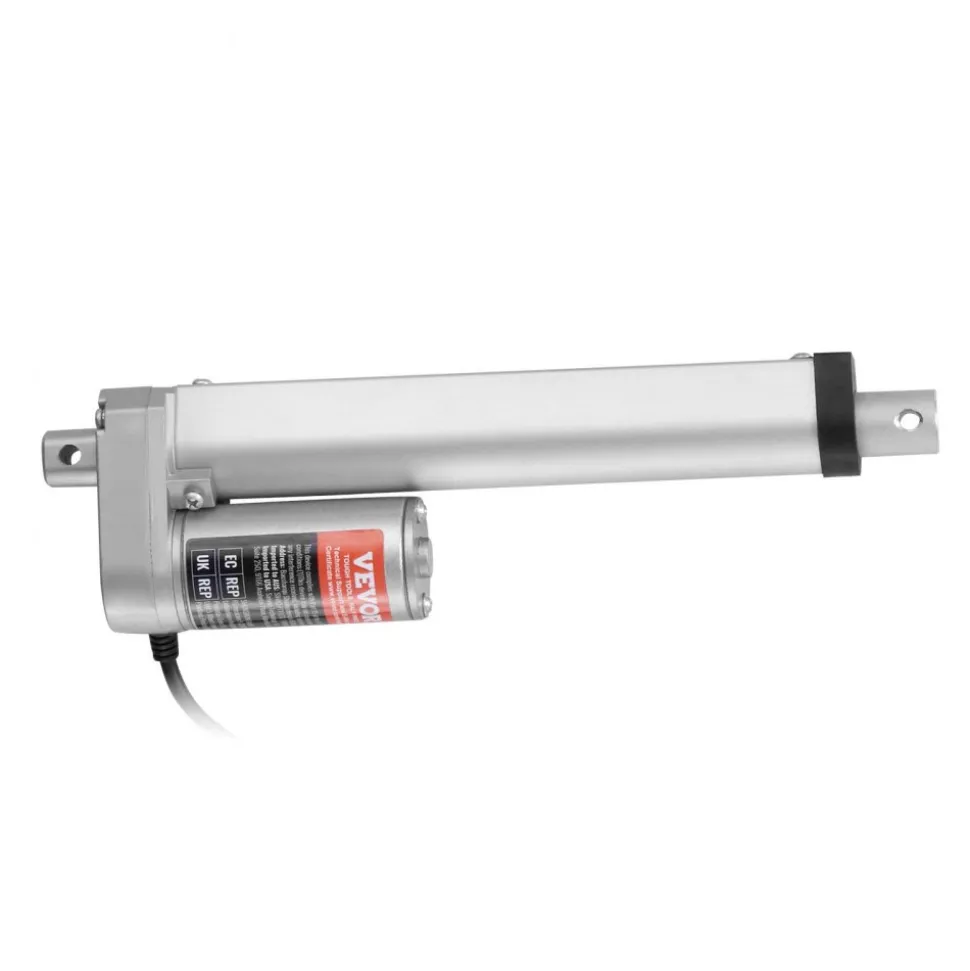 VEVOR Linear Actuator 12V, 6 Inch High Speed 0.55"/s Linear Actuator, 220lbs/1000N Linear Motion Actuator with Mounting Bracket and IP54 Protection