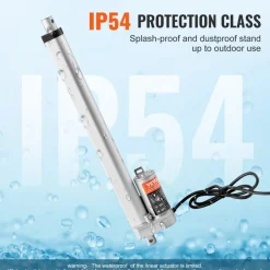 VEVOR Linear Actuator 12V, 10 Inch Heavy Duty 1320lbs/6000N Linear Actuator, 0.19