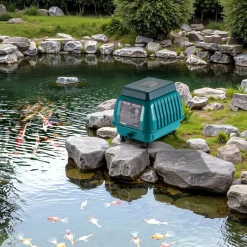 VEVOR Linear Air Pump, 1110 GPH Air Flow, Septic Aerator Pump, Aeration System for 10 ft Deep Ponds, Fit for Septic Tanks, Aquariums, Waste Treatment, Seafood Restaurants, Fish Farms, Hydroponics