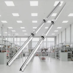 VEVOR Linear Guide Rail Set, SBR16 1500mm, 2 PCS 59 in/1500 mm SBR16 Guide Rails and 4 PCS SBR16UU Slide Blocks, Linear Rails and Bearings Kit for Automated Machines DIY Project CNC Router Machines
