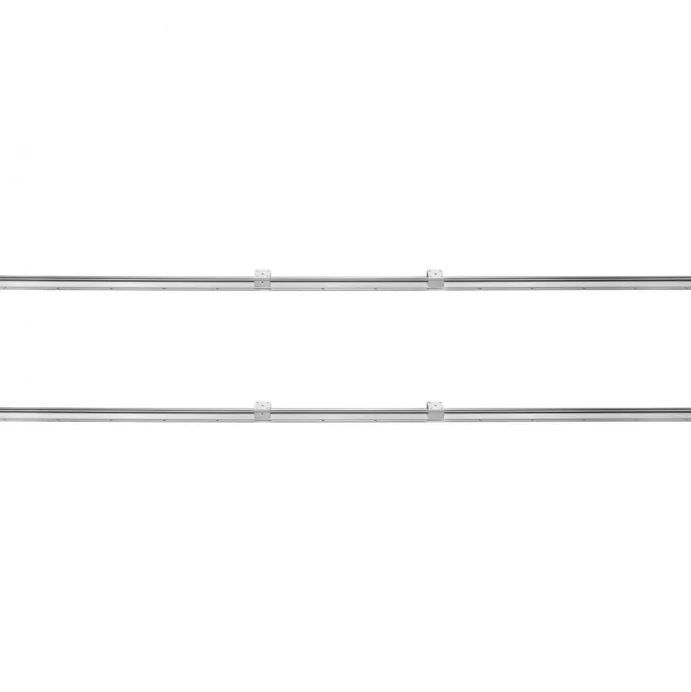 VEVOR Linear Guide Rail Set, SBR16 2000mm, 2 PCS 78.7 in/2000 mm SBR16 Guide Rails and 4 PCS SBR16UU Slide Blocks, Linear Rails and Bearings Kit for Automated Machines DIY Project CNC Router Machines