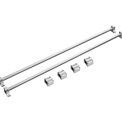 VEVOR Linear Guide Set, SFC20 1000mm, Comes with Two 39.4 in/1000 mm SFC20 Guides, Four SC20 Slide Blocks, and Four Guide Supports for Automated Machinery and CNC Tasks