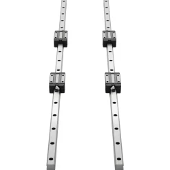 VEVOR Linear Rail Guide Kit, HGR20, 2Pcs 1000 mm (39.4 inch) Linear Motion Rails and 4Pcs Bearing Slide Blocks, Anti Rust and High Precision Kit, for DIY, CNC Routers, Lathes, Mills, 3D Printers