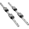 VEVOR Linear Rail Guide Kit, HGR20, 2PCS 600 mm (23.62 inch) Linear Rails and 1PCS Ball Screw, 4PCS Slide Blocks, with BF12/BK12 End Support, Coupling, and Nut Housing, for DIY CNC Routers Lathes
