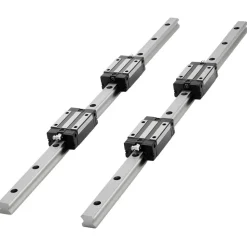 VEVOR Linear Rail Guide Kit, HGR20, 2PCS 600 mm (23.62 inch) Linear Rails and 1PCS Ball Screw, 4PCS Slide Blocks, with BF12/BK12 End Support, Coupling, and Nut Housing, for DIY CNC Routers Lathes