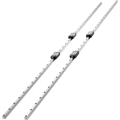 VEVOR Linear Rail Guide Kit, HGR20, 2Pcs 2000 mm (78.74 inch) Linear Motion Rails and 4Pcs Bearing Slide Blocks, Anti Rust and High Precision Kit, for DIY, CNC Routers, Lathes, Mills, 3D Printers