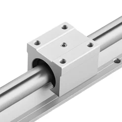 VEVOR Linear Rail Kit, SBR20, 2Pcs 2000 mm (78.74 inch) Linear Motion Guide Rails and 4Pcs Bearing Slide Blocks, Fully Supported Shaft, for Cutting, Grinding, Milling, Drilling Machines, and More