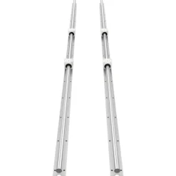VEVOR Linear Rail Kit, SBR20, 2Pcs 2000 mm (78.74 inch) Linear Motion Guide Rails and 4Pcs Bearing Slide Blocks, Fully Supported Shaft, for Cutting, Grinding, Milling, Drilling Machines, and More