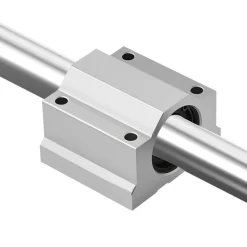 VEVOR Linear Rail Kit, SFC25, 2Pcs 1000 mm (39.4 inch) Linear Motion Guide Rails and 4Pcs Bearing Slide Blocks, for DIY Engraving Machine Lathe Milling Machine Slides, DIY Training Rocker Plate