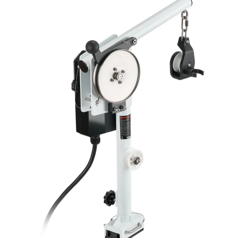 VEVOR Line Hauler Pot Puller, 12V DC 1200W, Line Hauler Winch Holds 198 lbs Lift Capacity, Line Speed of 115 ft/min, 360° Rotation & Corrosion-Resistant, Crab Pot Puller for Crab, Shrimp, Lobster Traps