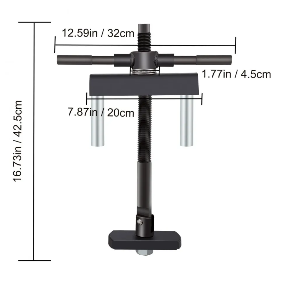 VEVOR Liner Puller Cylinder Liner Puller, Diesel Engines Liner Puller Tool, Both Dry-Type and Wet-Type Fit Diameter of 75 mm-138 mm, Universal Cylinder Liner Puller Tool Set for Auto Repair