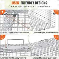 VEVOR Live Animal Cage Trap, 42