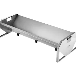 VEVOR Livestock Feeding Trough, 22 Gallon Capacity, 45" Hay Feeder, Heavy Duty Steel Livestock Trough, Galvanized Steel Sheep Feeder Trough Feeding up to 10 Goats for Horse Sheep Hog Farm Sheds Pen