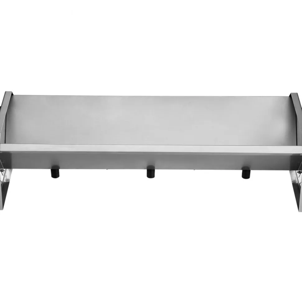 VEVOR Livestock Feeding Trough, 22 Gallon Capacity, 45" Hay Feeder, Heavy Duty Steel Livestock Trough, Galvanized Steel Sheep Feeder Trough Feeding up to 10 Goats for Horse Sheep Hog Farm Sheds Pen
