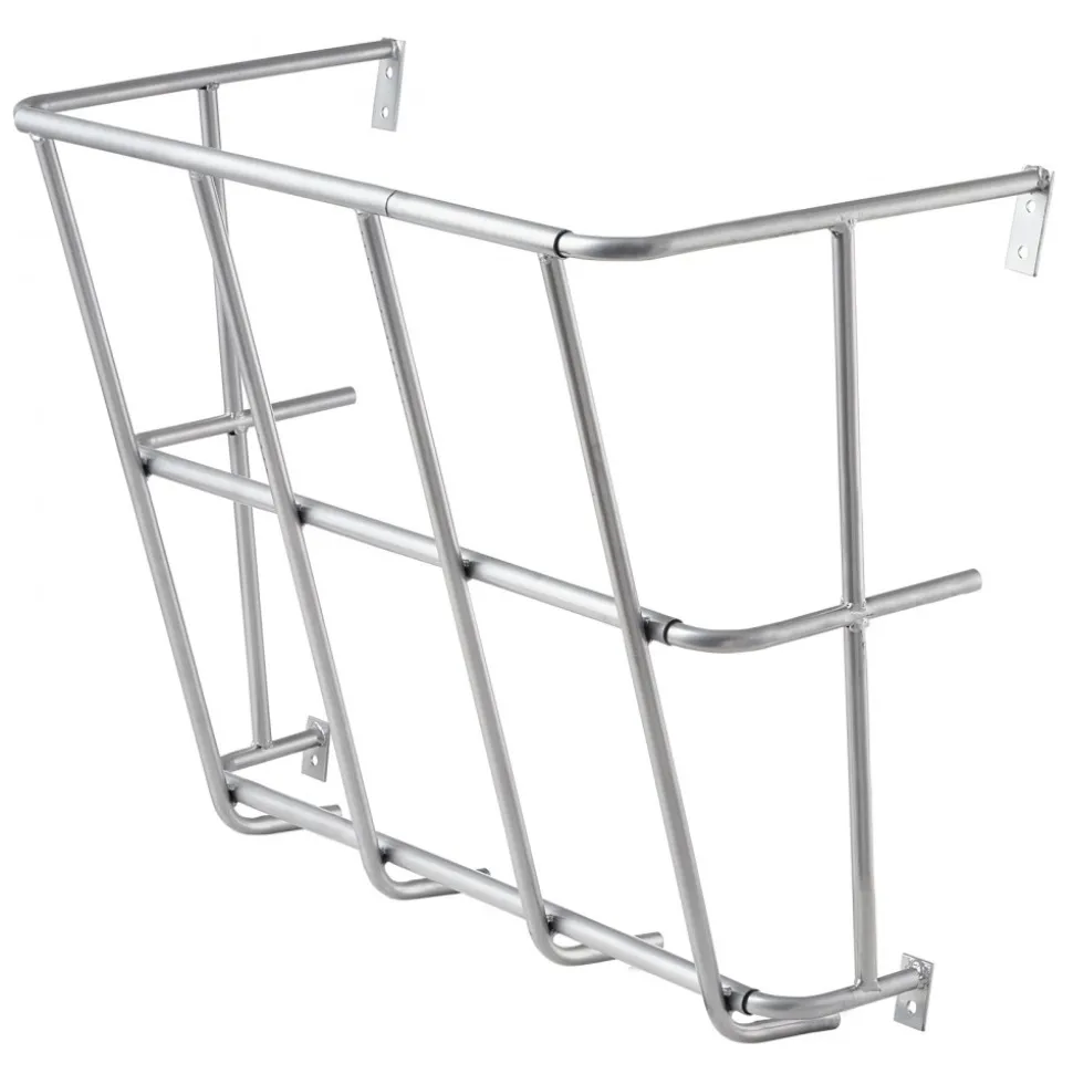 VEVOR Livestock Hay Feeder, 18.5 Gallons Large Capacity, Heavy-Duty Steel Goat Hay Rack, 24.4" Long Wall Mounted Horse Hay Holder, Multiple Sided Feeding Rack for Sheep Farm Livestock Indoor Outdoor